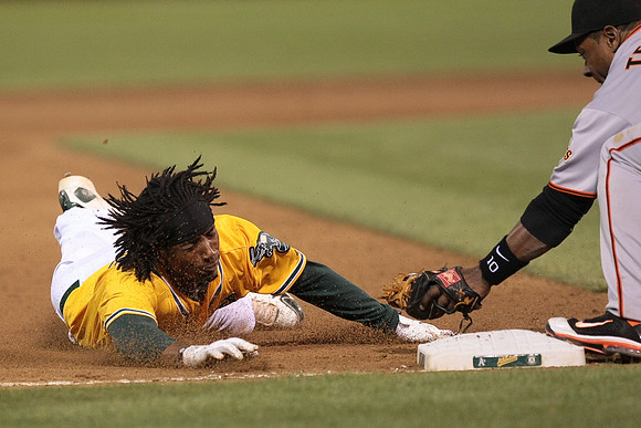 MLB: San Francisco Giants at Oakland Athletics