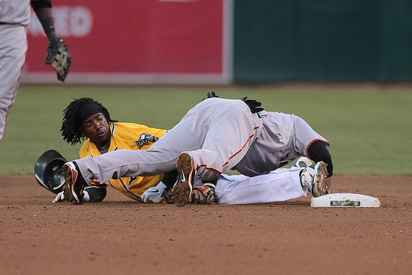 MLB: San Francisco Giants at Oakland Athletics