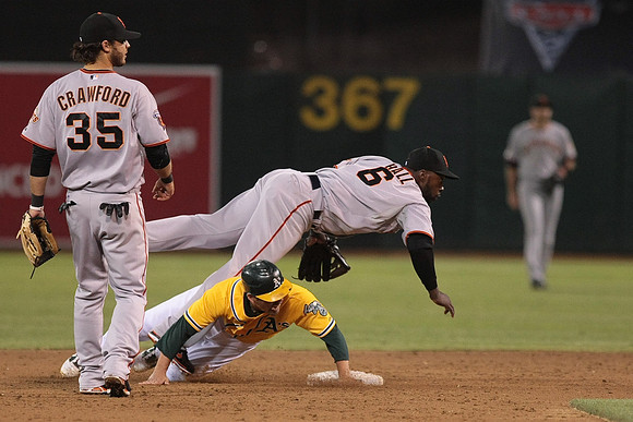 MLB: San Francisco Giants at Oakland Athletics