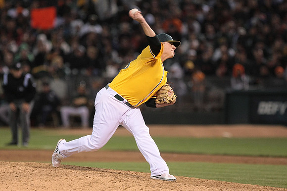 MLB: San Francisco Giants at Oakland Athletics