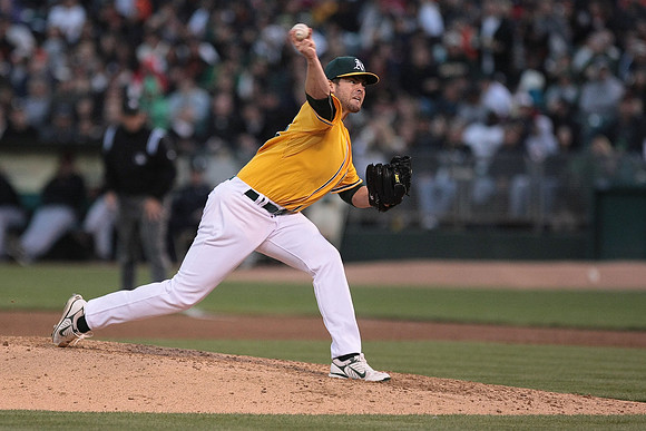 MLB: San Francisco Giants at Oakland Athletics
