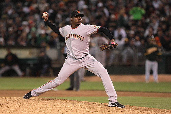 MLB: San Francisco Giants at Oakland Athletics