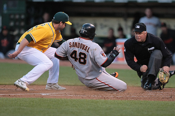 MLB: San Francisco Giants at Oakland Athletics