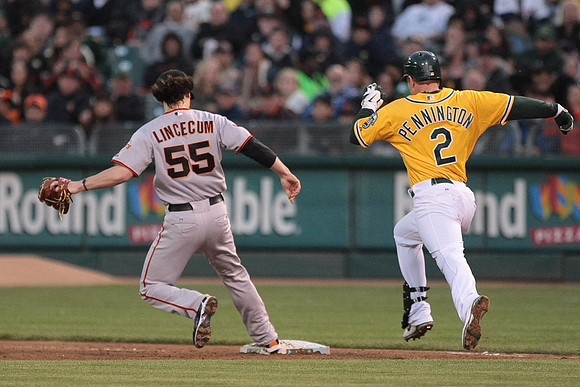 MLB: San Francisco Giants at Oakland Athletics
