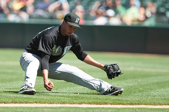 MLB: Florida Marlins at Oakland Athletics