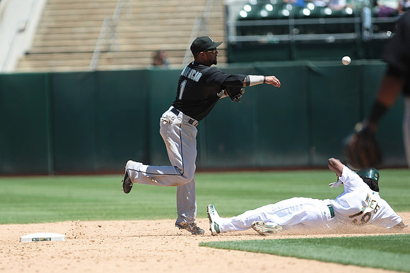 MLB: Florida Marlins at Oakland Athletics