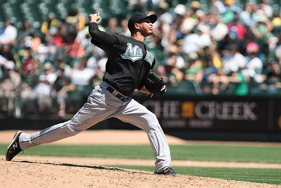 MLB: Florida Marlins at Oakland Athletics