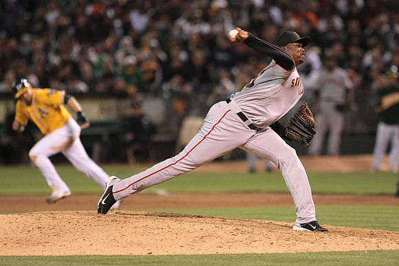 MLB: San Francisco Giants at Oakland Athletics