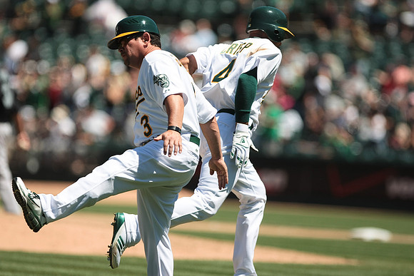 MLB: Florida Marlins at Oakland Athletics