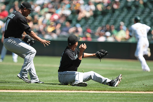 MLB: Florida Marlins at Oakland Athletics