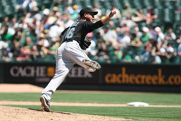 MLB: Florida Marlins at Oakland Athletics