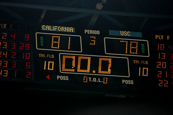 Cal Men's Basketball vs USC