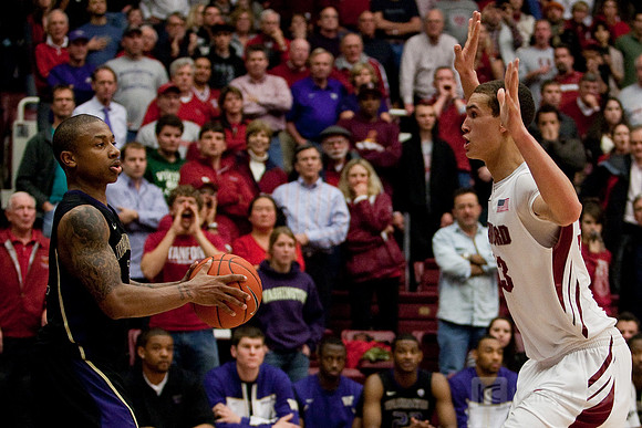 NCAA MEN'S BASKETBALL 2011 - Jan 13 - Washington at Stanford