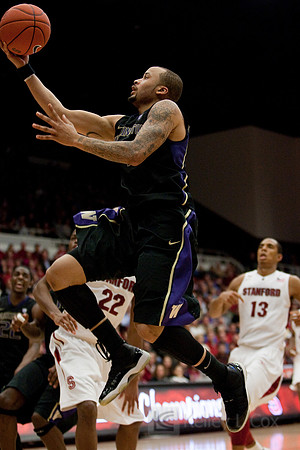 NCAA MEN'S BASKETBALL 2011 - Jan 13 - Washington at Stanford