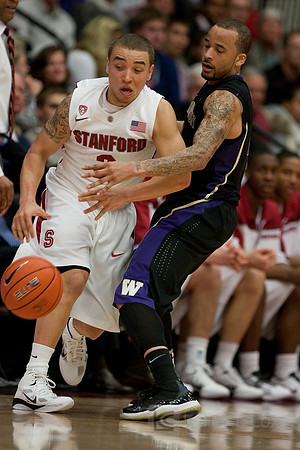 NCAA MEN'S BASKETBALL 2011 - Jan 13 - Washington at Stanford