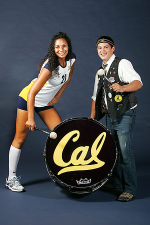 Cal Volleyball Head Shots