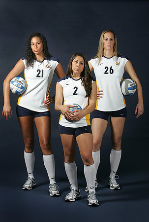 Cal Volleyball Head Shots