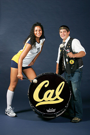Cal Volleyball Head Shots