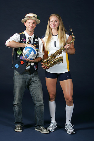 Cal Volleyball Head Shots