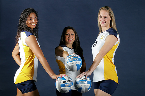 Cal Volleyball Head Shots