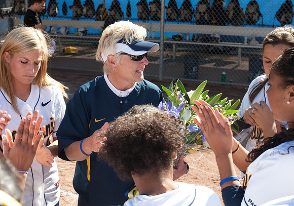Softball Coach Diane Ninemire's 1,000th career win