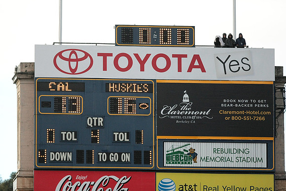 Cal Football vs Washington