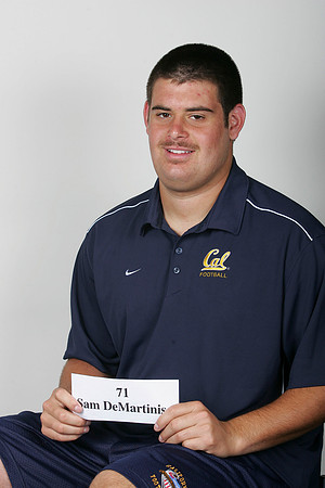 Cal Football Head Shots