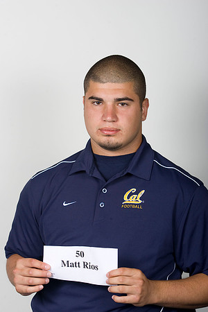 Cal Football Head Shots
