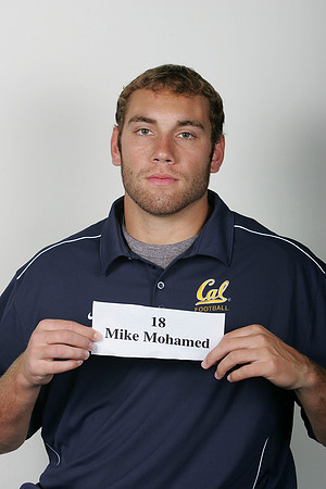 Cal Football Head Shots