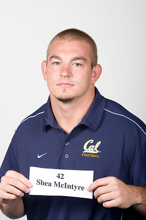Cal Football Head Shots