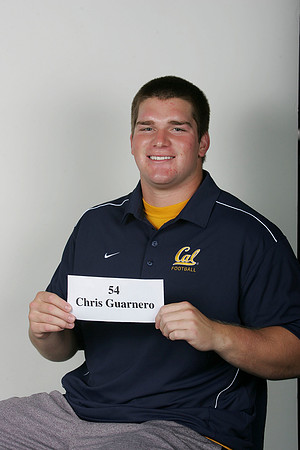 Cal Football Head Shots
