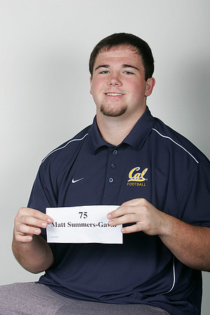 Cal Football Head Shots