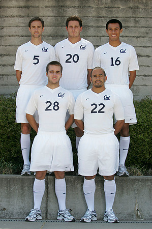 Cal Men's Soccer Head Shots