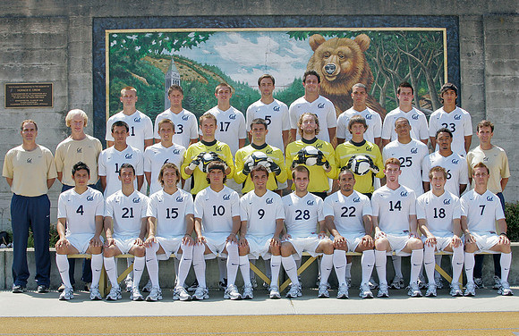 Cal Men's Soccer Head Shots