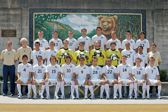 Cal Men's Soccer Head Shots