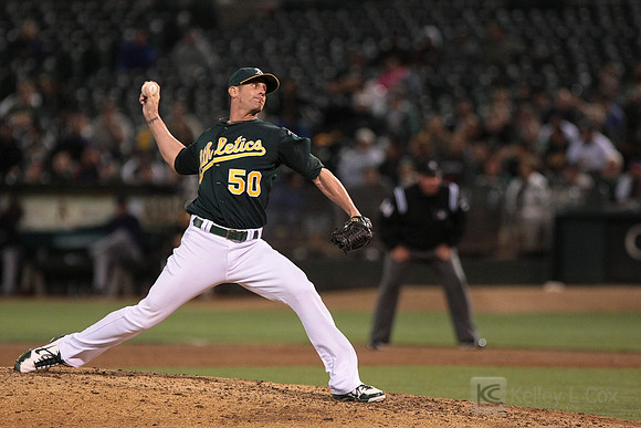 MLB: Cleveland Indians at Oakland Athletics