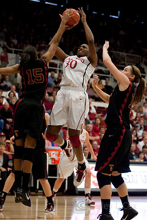 NCAA WOMEN'S BASKETBALL 2011 - Jan 22- USC at Stanford