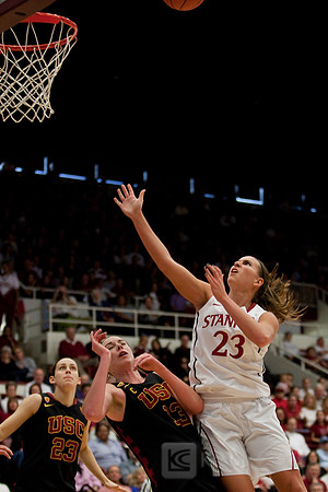 NCAA WOMEN'S BASKETBALL 2011 - Jan 22- USC at Stanford