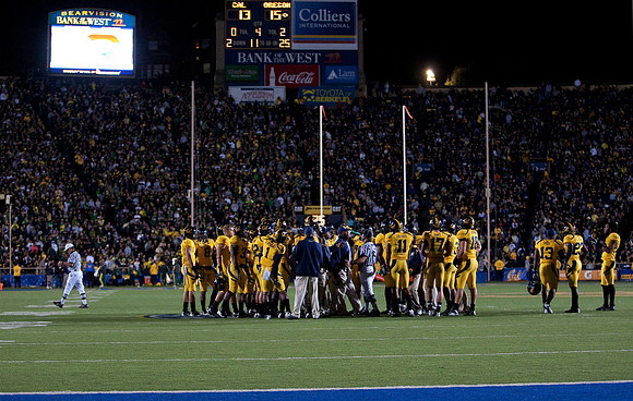 Cal Football vs Oregon