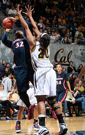Cal Women's Basketball vs Arizona
