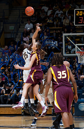 Cal Women's Basketball vs Arizona State.