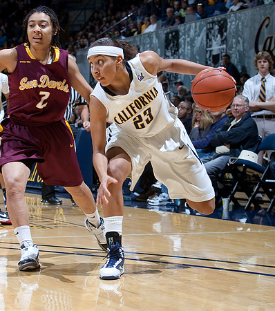 Cal Women's Basketball vs Arizona State.