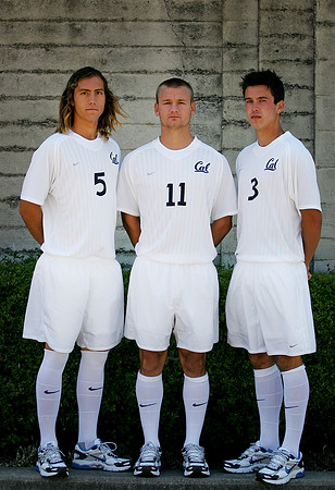 Cal Men's Soccer Head Shots