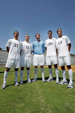 Cal Men's Soccer Head Shots
