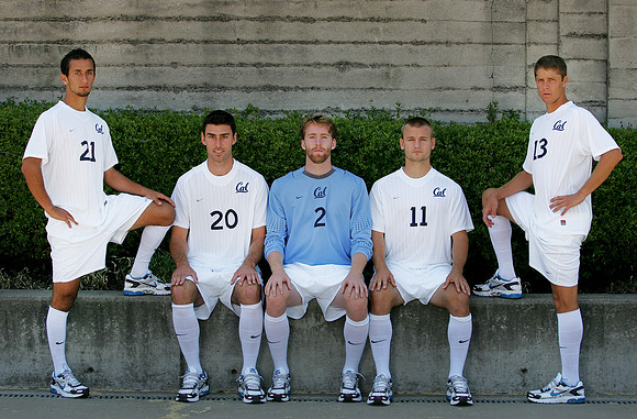Cal Men's Soccer Head Shots