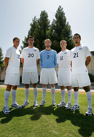 Cal Men's Soccer Head Shots