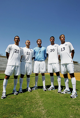Cal Men's Soccer Head Shots