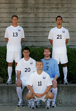 Cal Men's Soccer Head Shots