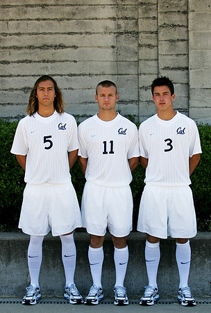 Cal Men's Soccer Head Shots