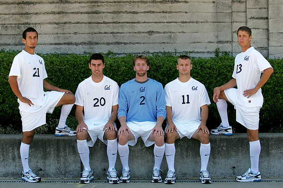Cal Men's Soccer Head Shots